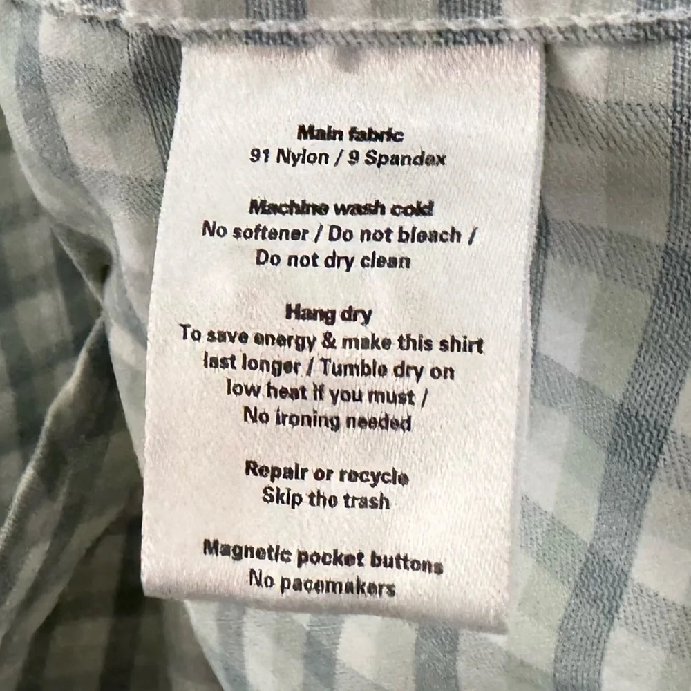Poncho Original Shirt Mens Large Plaid Outdoor Fishing Utility Casual Technical - Picture 12 of 13